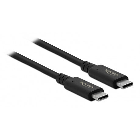 Delock Cavo coassiale coassiale USB4 da 40 Gbps (nero, 0,8 metri)