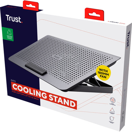 Trust exto Supporto di raffreddamento per laptop Dispositivo di raffreddamento per laptop (grigio)