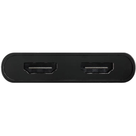 Splitter video Club 3D da USB-C a 2x HDMI con splitter HDMI DisplayLink (nero, con adattatore USB-A)