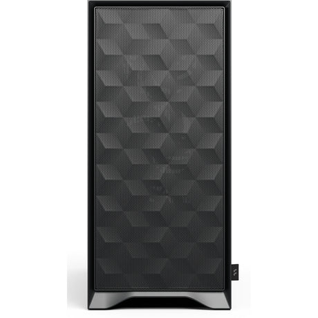 Custodia midi tower pop 2 air dal design frattale (nero | 1x USB-A | 1x USB-C | vetro temperato)