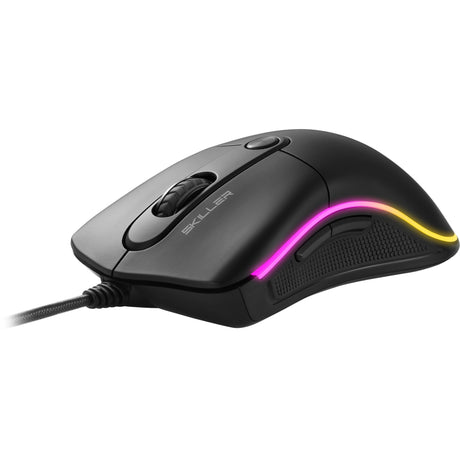 Mouse da gioco ottico Sharkoon skiller sgm2 (nero, 400 - 6400 dpi, LED rgb)