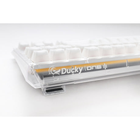 Tastiera meccanica Ducky One 3 Aura White RGB (bianca, layout US (qwerty), Cherry MX Red, 100%, ABS Double Shot, Hot Swap)