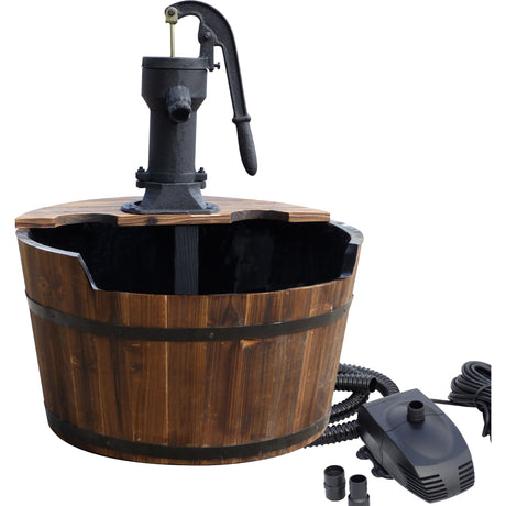 Ubbink - acquaarte - newcastle - giochi d'acqua - legno