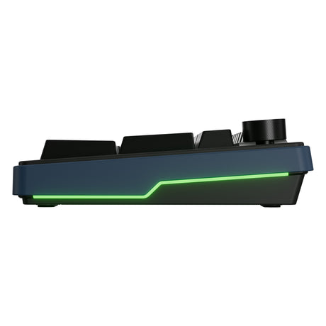 Tastiera meccanica Ducky OK-M-98 RGB (nera, layout USA (QWERTY), KTT lineare, 96%, RGB, hot-swap, PBT, 2,4 GHz | Bluetooth | USB-C)