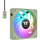 Thermaltake ct120 ex argb sync ventola di raffreddamento per PC verde matcha (pacchetto da 3 ventole) ventole per case (verde chiaro, 3 pezzi, 120 x 120 x 25 mm, pwm)