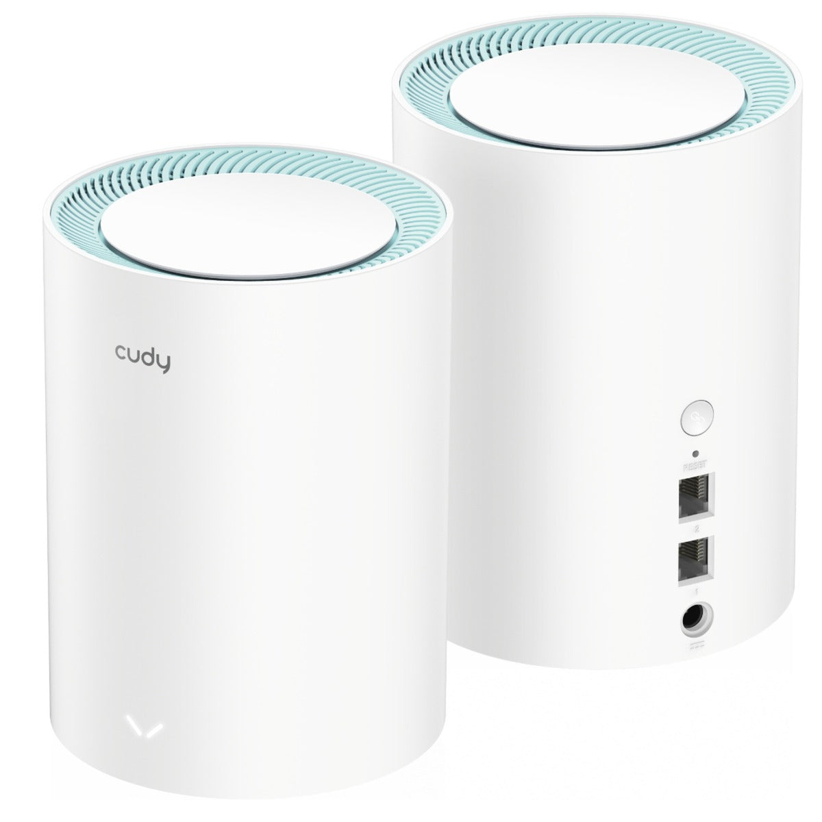 Router mesh Cudy ac1200 gigabit mesh wi-fi (confezione da 2) (bianco)