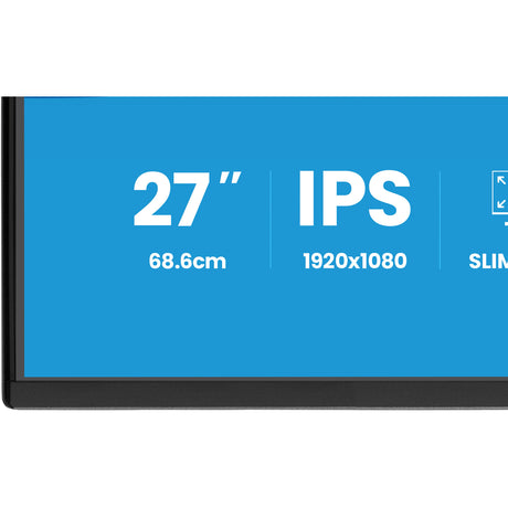 Monitor Iiyama prolite xb2792hsu-b1 27 (nero (opaco), HDMI, porta display, 2x USB-A, USB-B, 120 Hz)