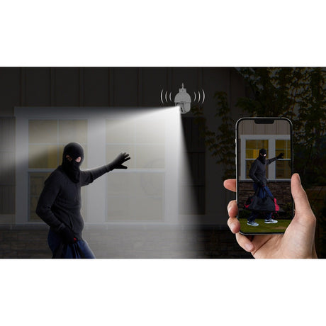 Foscam SD8P, telecamera di sicurezza esterna PTZ WiFi dual band 4K 8MP (bianca)