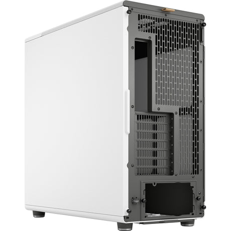 Custodia midi tower north xl dal design frattale (colore legno bianco | 2x USB-A | 1x USB-C)