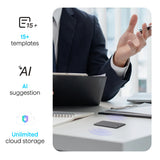 Dittafono Plaud (nero, 64 GB, Bluetooth (BLE 5.2), Wi-Fi (2,4 GHz))