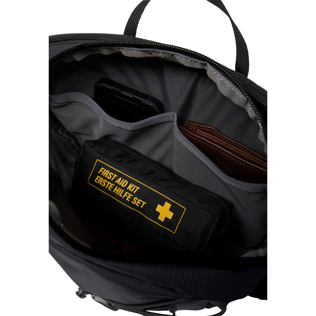 Marsupio velocità Jack wolfskin (nero, 4 litri)