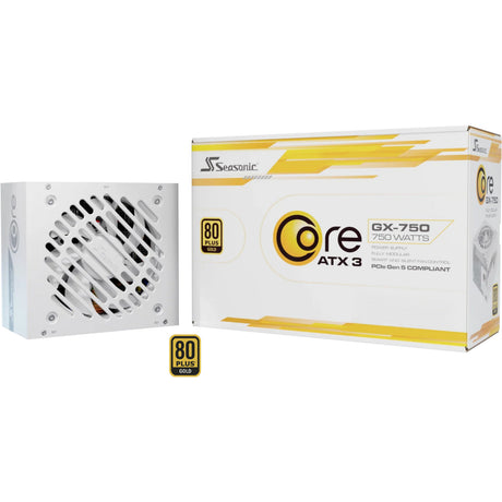 Alimentatore modulare stagionale core gx-750-v2-white da 750 watt (bianco, 1x 12v-2x6, 2x pcie)