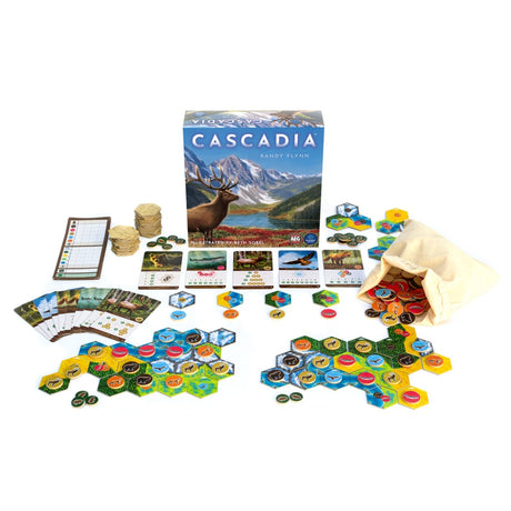 Gioco da tavolo Asmodee cascadia (inglese, 1 - 4 giocatori, 30 - 45 minuti, da 10 anni)