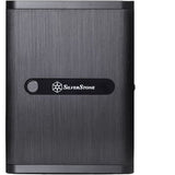 Custodia mini tower Silverstone sst-ds380b (nera | 2x USB-A)