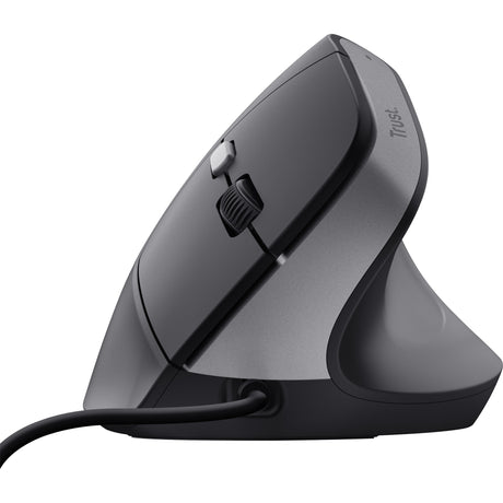 Mouse ergonomico cablato Trust bayo ii (nero, 800 dpi - 2400 dpi)