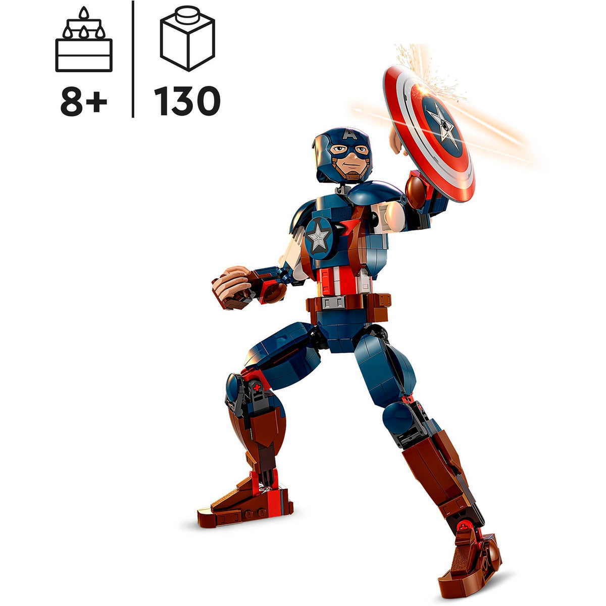 LEGO Super Heroes 76258 Personaggio da costruzione di Capitan America