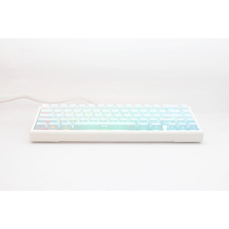Ducky projectd tinker 65 - edizione pom con qmk tramite tastiera meccanica rgb (azzurro, layout us (qwerty), kailh box cream pro, 65%, led rgb, pbt double-shot, pom hot-swap, supporto guarnizione)