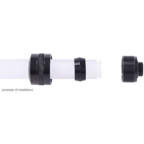 Alphacool eiszapfen pro raccordo per tubo rigido da 13 mm g1 4 - connessione nero profondo (nero (opaco))