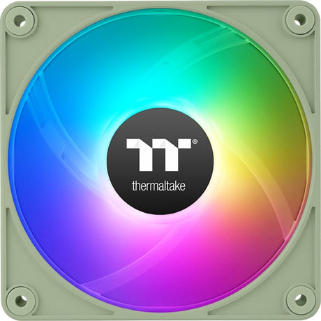 Thermaltake ct120 ex argb sync ventola di raffreddamento per PC verde matcha (pacchetto da 3 ventole) ventole per case (verde chiaro, 3 pezzi, 120 x 120 x 25 mm, pwm)