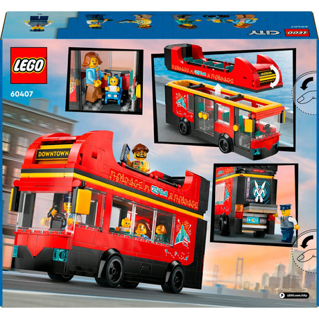 Autobus turistico rosso a due piani Lego City - 60407