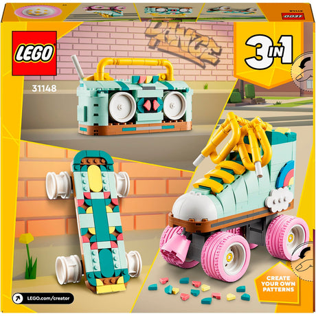 Pattini a rotelle retrò Lego Creator 3 in 1 - 31148