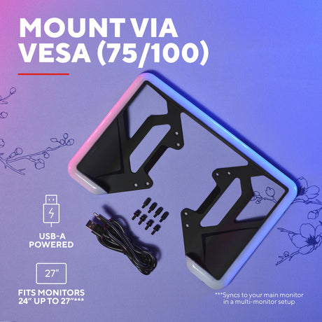 Trust GXT 907 VYBZ RGB Retroilluminazione per monitor (Nero)