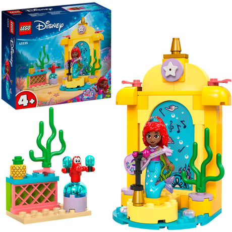 Lego Disney Princess - Giocattolo da costruzione del palco musicale di Ariel (43235)