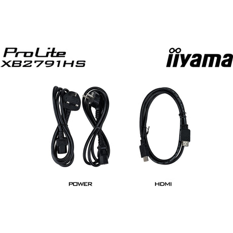Monitor Iiyama prolite xb2791hs-b1 27 (nero (opaco), 120 hz, hdmi, displayport, audio)