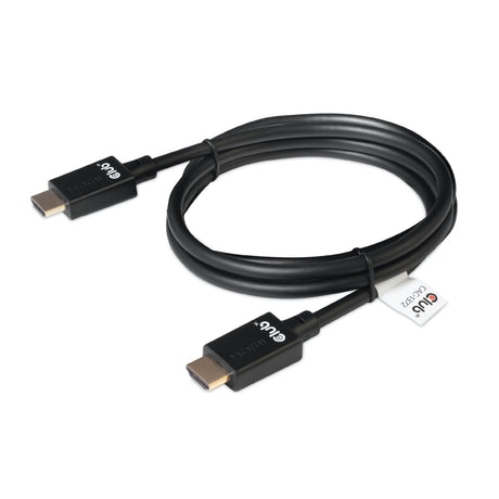 Cavo certificato Club 3D ultra veloce HDMI 2.1 maschio-maschio (nero, 2 metri, 4K 120Hz, 8K 60Hz, 48Gbps)