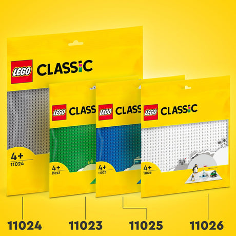 Piastra da costruzione blu classica LEGO - 11025