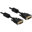 Cavo Delock dvi 24+5 (nero, 1 metro)