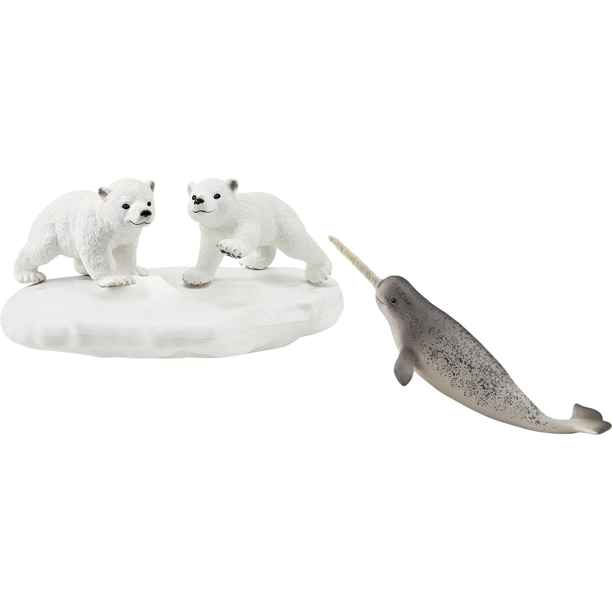 Schleich Wild Life - Personaggio giocattolo per feste con scivolo degli orsi polari