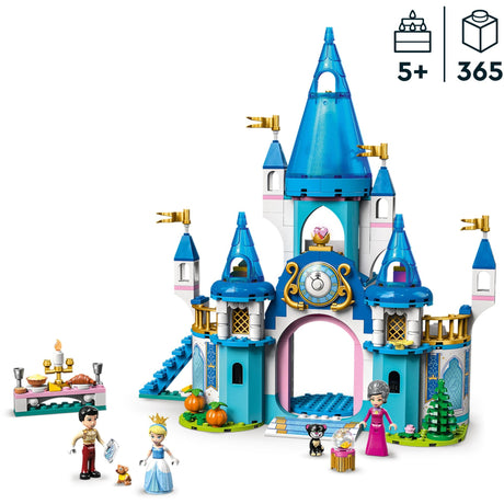 Lego Disney Princess - Giocattolo da costruzione Il castello di Cenerentola e il bel principe (43206)