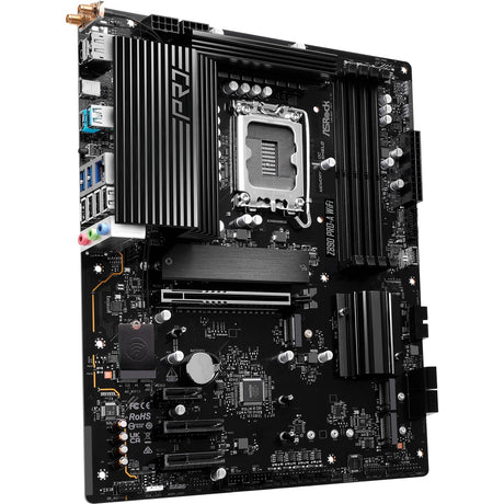 Scheda madre Asrock Z890 Pro-A WiFi Socket 1851 (nera, RAID, 2,5 GB-LAN, WiFi 6e, BT, audio, ATX)