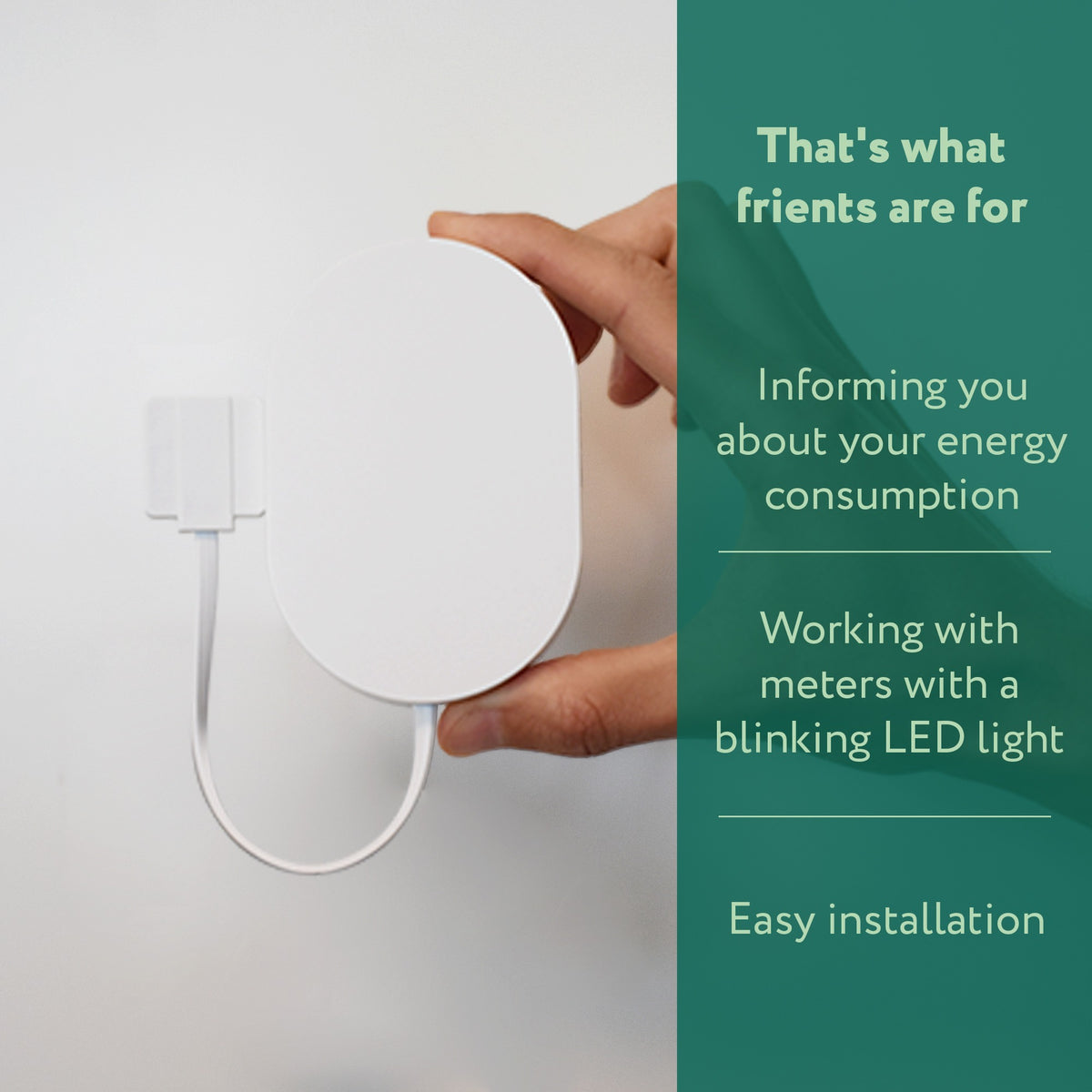 Ty Friend Electrici Meter Interface 2, LED a risparmio energetico (bianco, zigbee 3.0)
