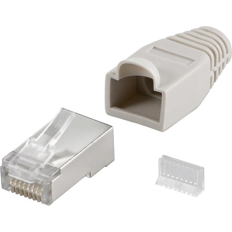 Spina Goobay cat.5e rj-45 stp (grigio, 10 pezzi)