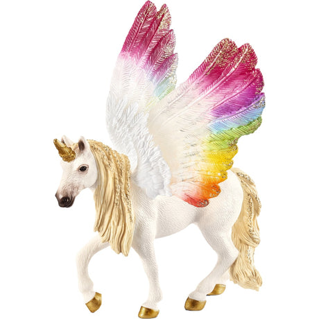 Schleich bayala unicorno arcobaleno alato 70576