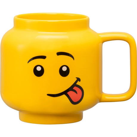 Tazza in ceramica Lego Room Copenhagen - pazza, grande (gialla)