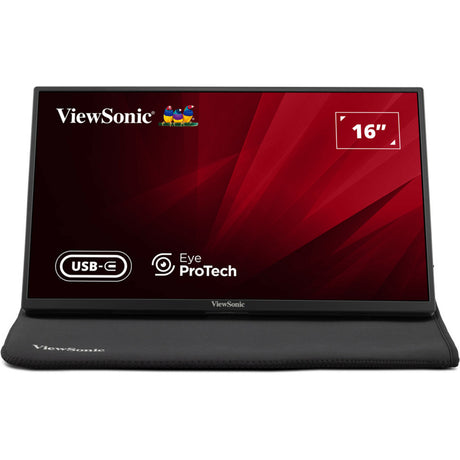 Monitor portatile leggero Viewsonic VA1650 16 (nero, 1x HDMI, USB-C)