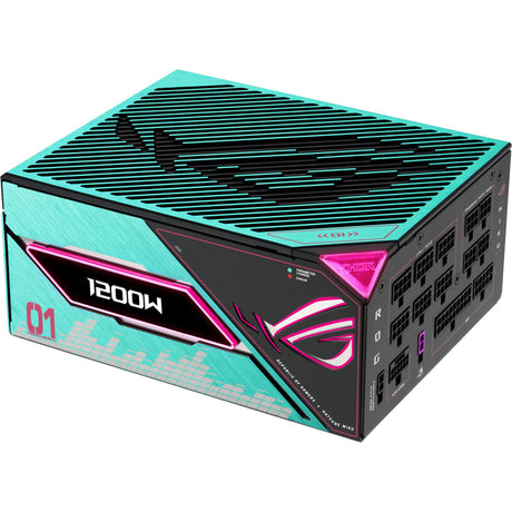 Asus rog thor Platinum iii Hatsune Miku Edition alimentatore modulare da 1200 watt (nero, 1x 12v-2x6, 4x pcie)