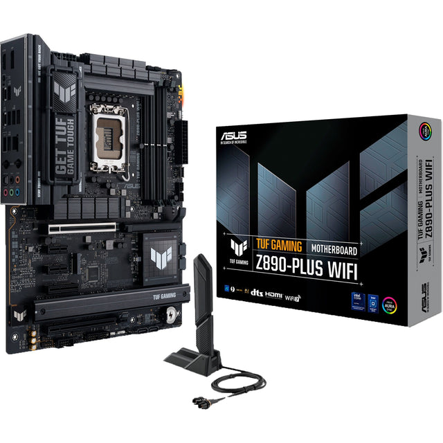 Scheda madre Asus Tuf Gaming Z890-Plus WiFi Socket 1851 (RAID, 2,5 GB-LAN, WiFi 7, BT, audio, ATX)