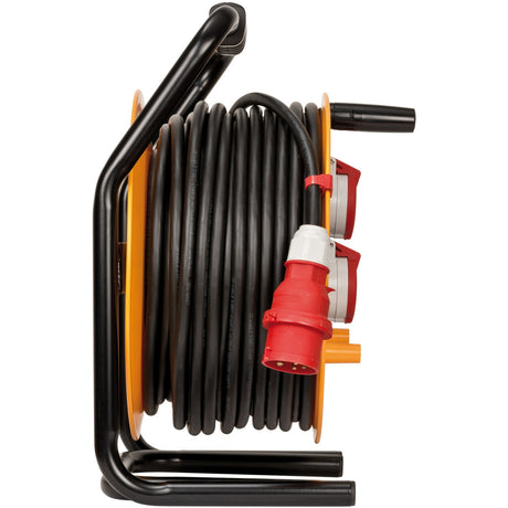 Avvolgicavo Brennerstuhl brobusta cee 4 ip44, cavo 40m rn (giallo nero, cavo 40m rn)