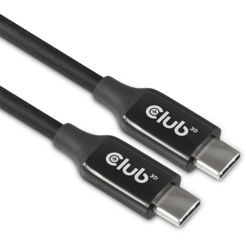 Club 3D USB-C 3.2 gen2 > Cavo bidirezionale attivo USB-C (nero, 5 metri, 8k 60hz)