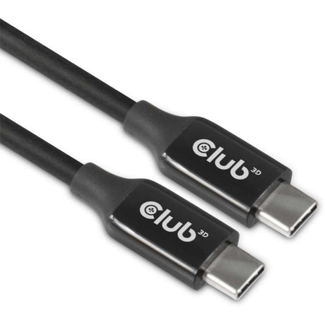 Club 3D USB-C 3.2 gen2 > Cavo bidirezionale attivo USB-C (nero, 5 metri, 8k 60hz)
