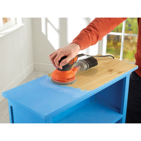 Levigatrice eccentrica Black+decker ka199-qs (arancio nero)