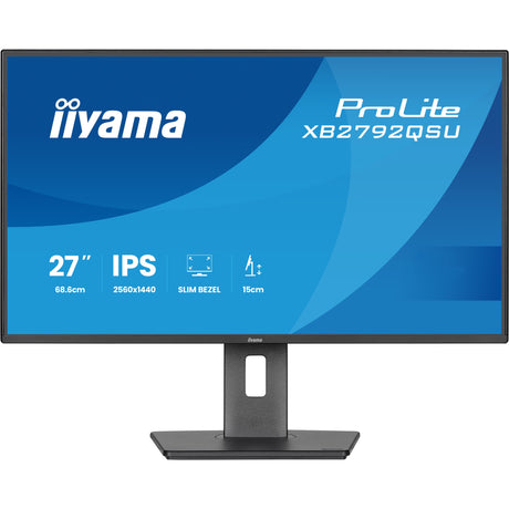 Monitor Iiyama prolite xb2792qsu-b1 27 (nero, HDMI, porta display, 2x USB-A, USB-B, 120 Hz)