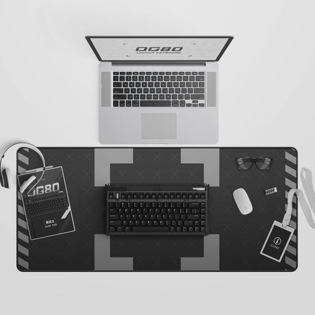 Tastiera meccanica wireless Iqunix og80 dark side (nera, layout us (qwerty), blu cherry mx, 80% (tkl), LED rgb, sostituibile a caldo, pbt, 2.4ghz | bluetooth 5.1 | usb-c)