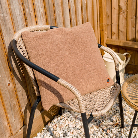 Cosy una Woolly termoforo wireless 45 x 45 cm (marrone chiaro, power bank 5000 mah)