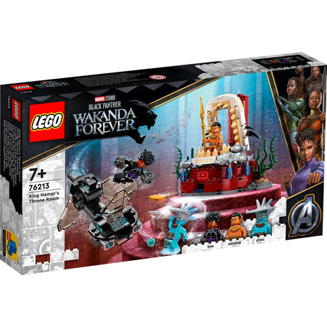 Lego Marvel - Giocattolo costruibile della sala del trono di Re Namor (76213)
