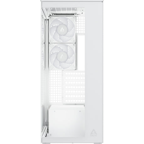 Custodia midi tower Arctic xtender (bianco | 2x USB-A | 1x USB-C | RGB | vetro temperato)